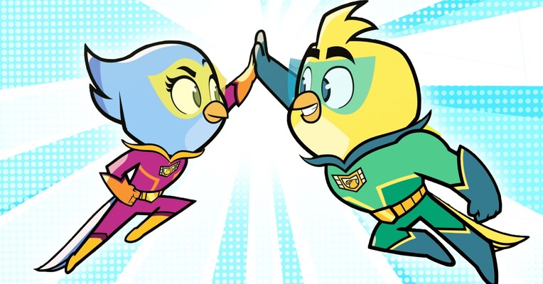 پرنده های ابرقهرمان - پس‌زمینه