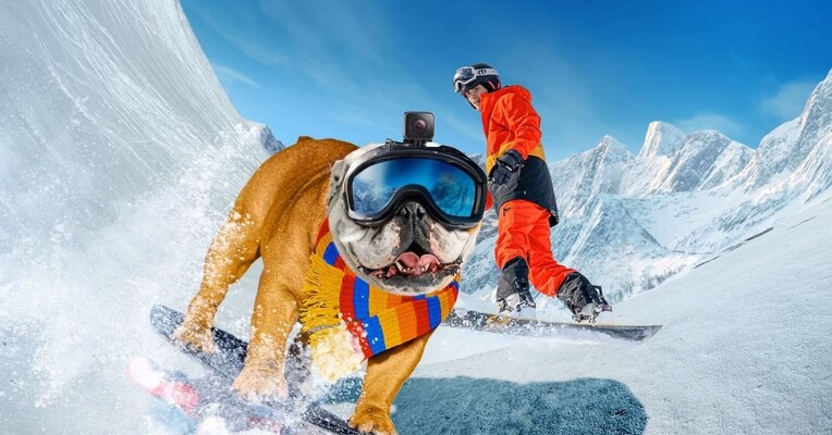 سگ اسکی باز - پس‌زمینه