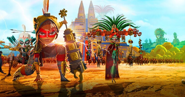 مایا و سه مبارز - پس‌زمینه