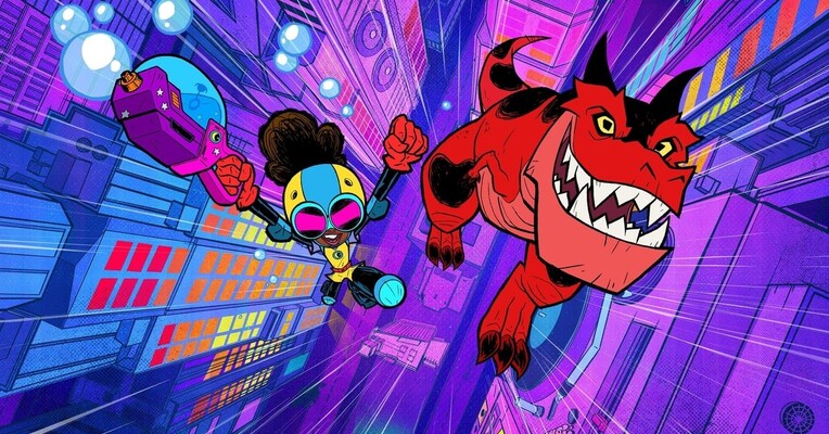 مون‌گرل و دایناسور شیطانی - پس‌زمینه