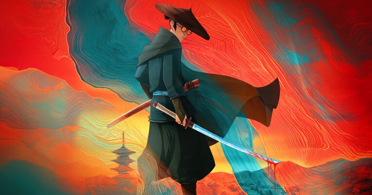 سامورایی چشم آبی - پس‌زمینه