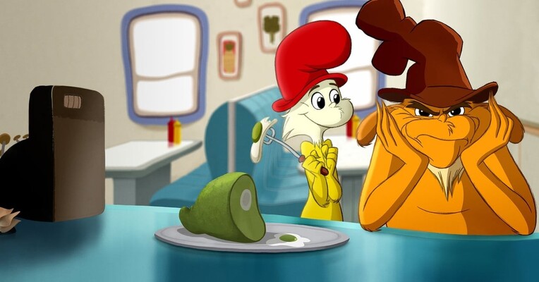 تخم‌مرغ‌های سبز و ژامبون - پس‌زمینه