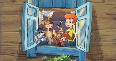  تصویر آقای تئو، گربه و سگ