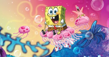  تصویر باب اسفنجی شلوار مکعبی