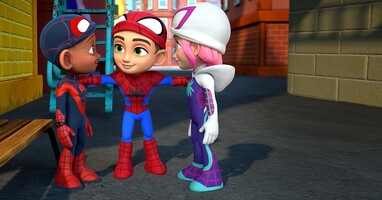  تصویر اسپایدی و دوستان شگفت ‌انگیزش