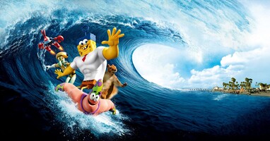  تصویر باب اسفنجی بیرون از آب