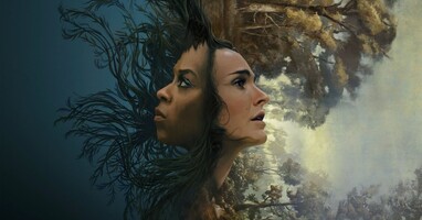  تصویر خانمی در دریاچه