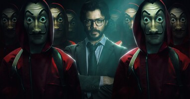  تصویر خانه کاغذی (سرقت پول)