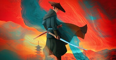  تصویر سامورایی چشم آبی