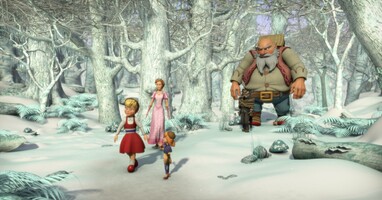  تصویر شنل قرمزی در سرزمین برفی