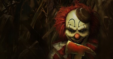  تصویر دلقک در مزرعه ذرت